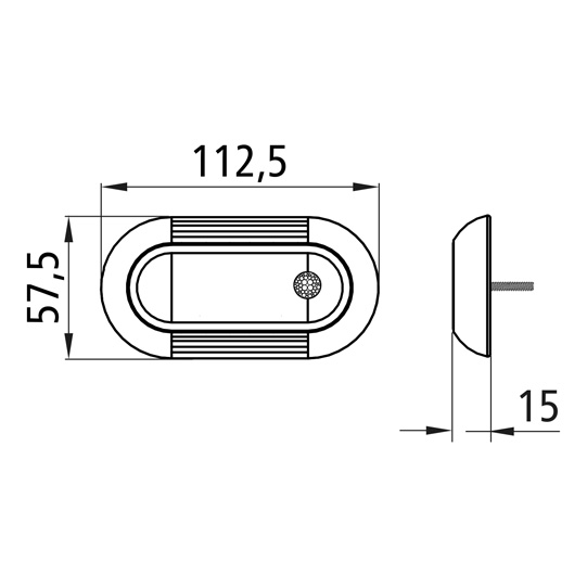 Asp&ouml;ck - Inpoint III LED, 12/24 V, kurz, 0,3 m, open end, B Suer 127553418