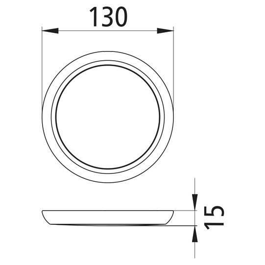 Asp&ouml;ck - Inpoint III LED, 12/24 V, rund, 0,3 m, open end, o Suer 127553423