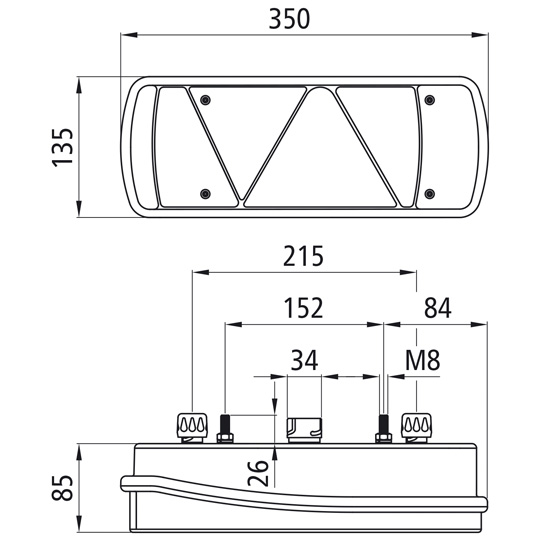 Asp&ouml;ck - Ecopoint II, 24 V, links, 7-pol. + 2 x 2-pol. ASS, Suer 127553450