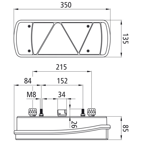 Asp&ouml;ck - Ecopoint II, 24 V, rechts, mit Dreieck, 7-pol. ASS Suer 127553451