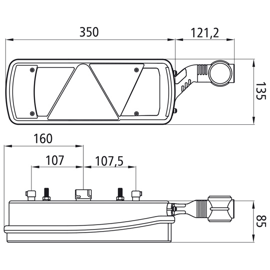 Asp&ouml;ck - Ecopoint II, 24 V, rechts, mit Dreieck, 7-pol., mi Suer 127553459
