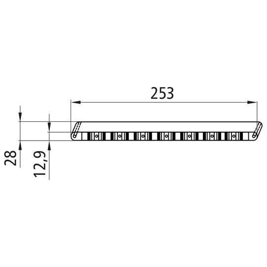 Asp&ouml;ck - 3. Bremsleuchte LED, 24 V, Kabel 0,50m, open end, Suer 127553497