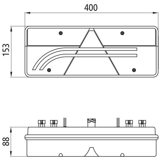 Asp&ouml;ck - Europoint III LED, 24 V, rechts, 7-pol. AMP + 4x2- Suer 127553508
