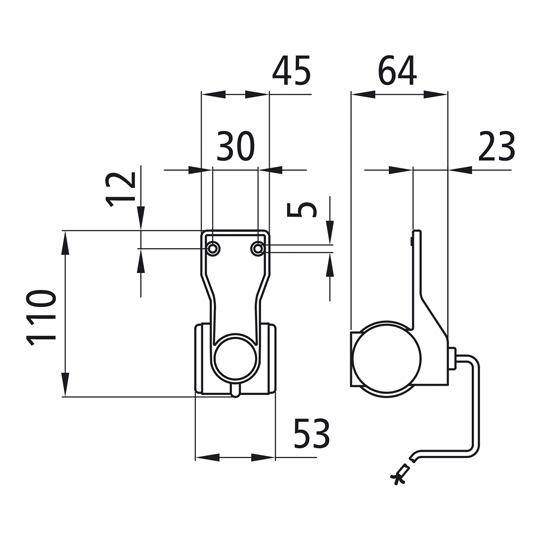 Asp&ouml;ck - Superpoint III LED, 24 V, li, rt/ws/ge, 4,00m, ope Suer 127553567