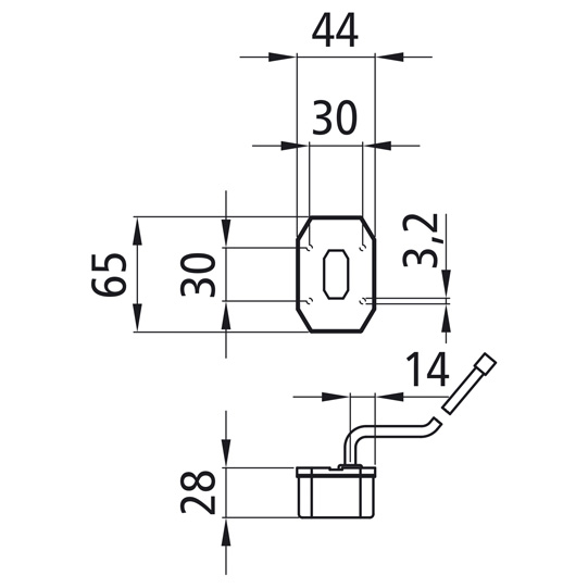 Asp&ouml;ck - Flexipoint I LED, 9-33 V, Positionsleuchte wei&szlig; Suer 127553578