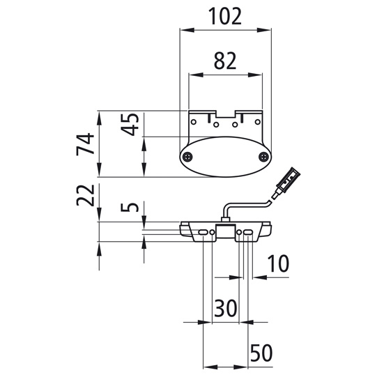 Flatpoint II LED, 24 V, Seitenmarkierungsleuchte, Kabel 0,50 m, Suer 127553644