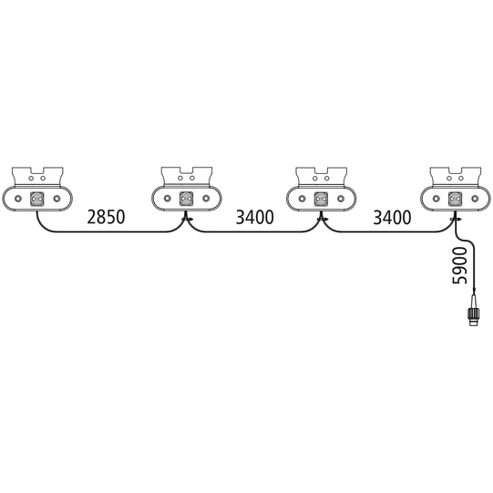 SML-Kette, mit 4 x Unipoint 90 Grad Winkel (C), 87-1207-057 Suer