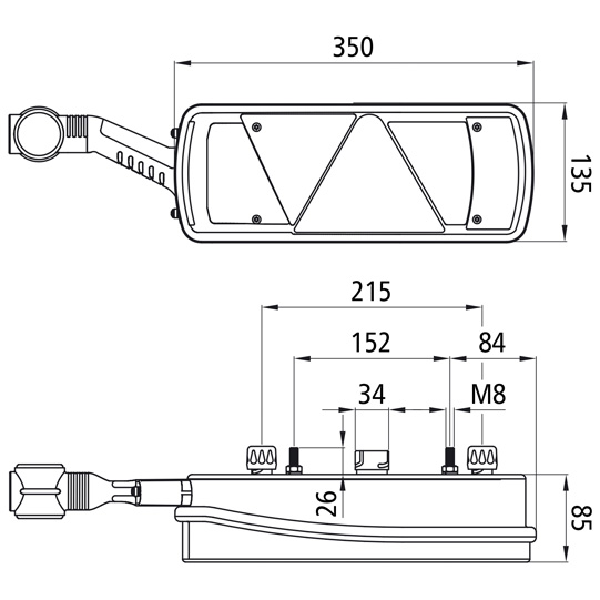 Aspöck - Ecopoint II, 24 V, links,7-pol.+2x2-pol.ASS,Rückfa Suer 127553701