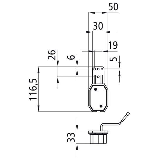 Asp&ouml;ck - Flexipoint I, 12 V, wei&szlig;, li/re,0,50 m, DC, Aufh&auml;n Suer 127553763