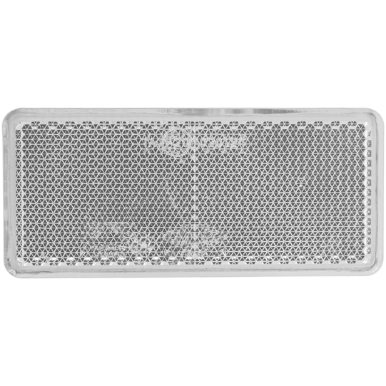 Asp&ouml;ck - R&uuml;ckstrahler, eckig, 90 x 40 mm, wei&szlig;, selbstklebe Suer 127553825