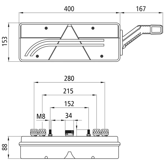 Asp&ouml;ck - Europoint III LED, 24 V, rechts, 7-pol.ASS + 4x2-p Suer 127553886
