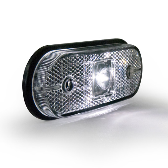 Asp&ouml;ck - Unipoint LED, 24 V, Positionsleuchte wei&szlig;, 1,50 m, Suer 127555030