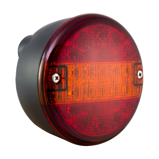 Asp&ouml;ck - 3-Kammerleuchte LED, 12/24 V, Durchmesser 140 mm, 8-pol. Baj Suer