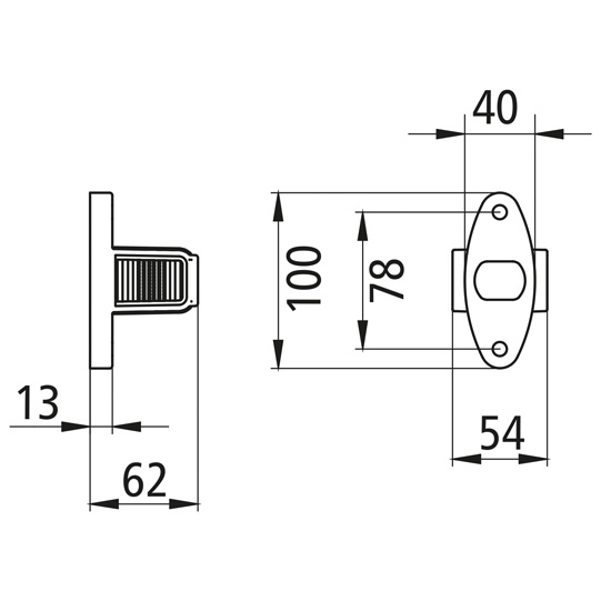 Asp&ouml;ck - Superpoint IV LED, 12/24 V, rechts, rt/ws/ge, 2 m, Suer 127555051