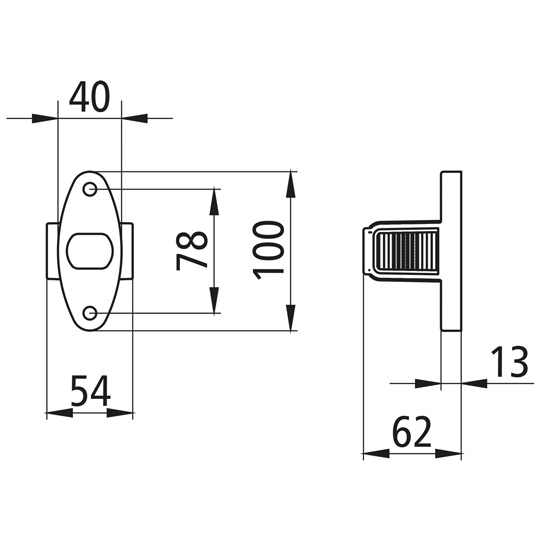 Asp&ouml;ck - Superpoint IV LED, 12/24 V, links, rt/ws/ge, 2 m, Suer 127555071