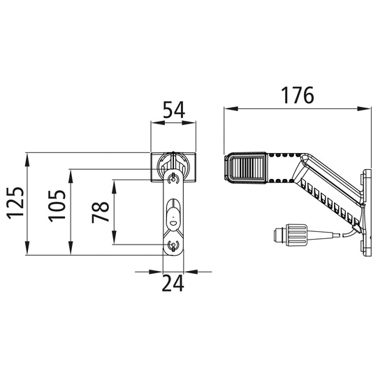 Asp&ouml;ck - Superpoint IV LED, 12/24 V, li, URL f. EcoLED II, Suer 127555231