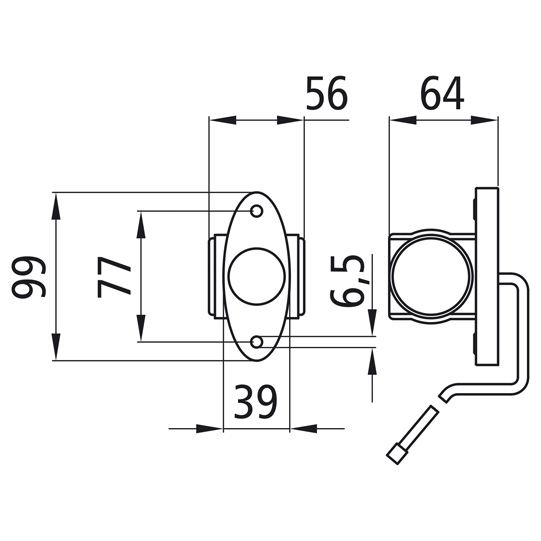 Asp&ouml;ck - Superpoint III LED, 12 V, li/re, rt/ws/ge, 1,0 m, Suer 127555248
