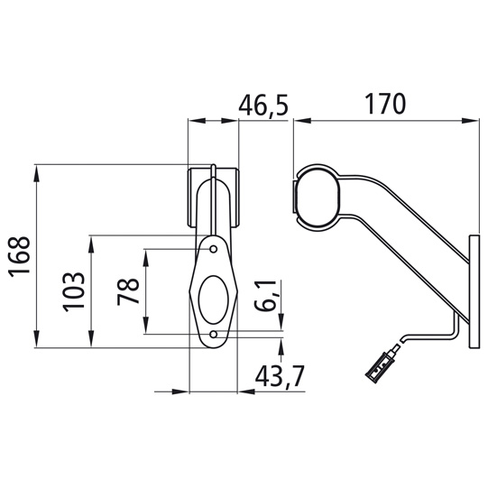 Asp&ouml;ck - Superpoint II, 24 V, links, Kabel 1,75 m, P&R Suer 127555254