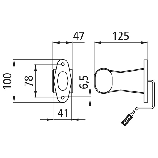 Asp&ouml;ck - Superpoint II, 24 V, links/rechts, rot/wei&szlig;/gelb, Suer 127555263