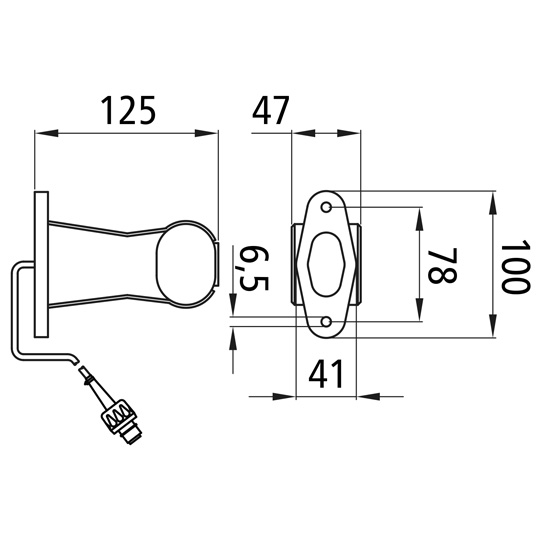 Asp&ouml;ck - Superpoint II, 24 V, rechts, rt/ws/ge, 1,90 m, 2-p Suer 127555265