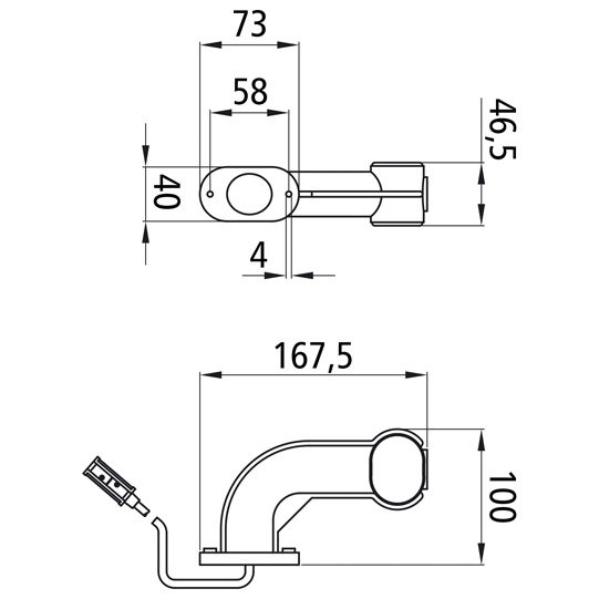 Asp&ouml;ck - Superpoint II, 24 V, re, rt/ws/ge, 1,40 m, P&R, Ve Suer 127555267