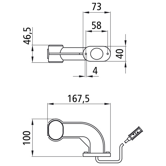 Asp&ouml;ck - Superpoint II, 24 V, li, rt/ws/ge, 1,40 m, P&R, Ve Suer 127555268