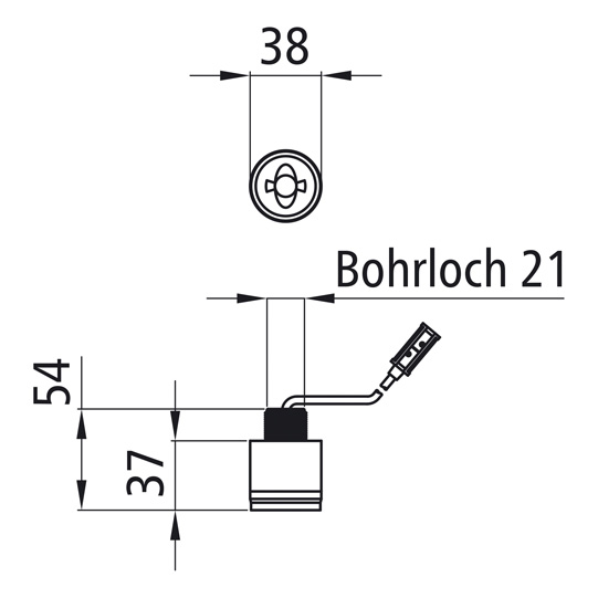 Asp&ouml;ck - Monopoint II LED, 12/24 V, Posileuchte wei&szlig;, hoch, Suer 127555285