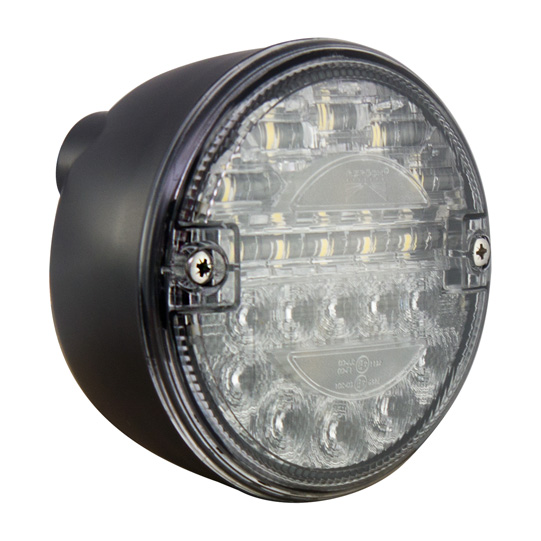 Asp&ouml;ck - 2-Funktionsleuchte LED,12/24 V,140mm Durchmesser,1,50 m,7-po Suer