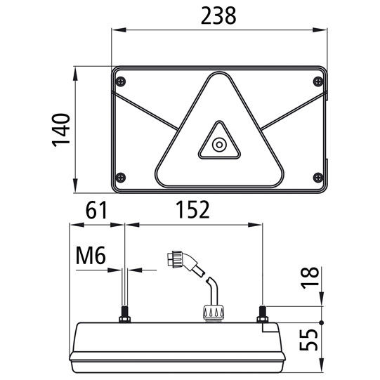 Asp&ouml;ck - Multipoint V, 24 V, rechts, 2,5 m, 7-pol. ASS Suer 127555334