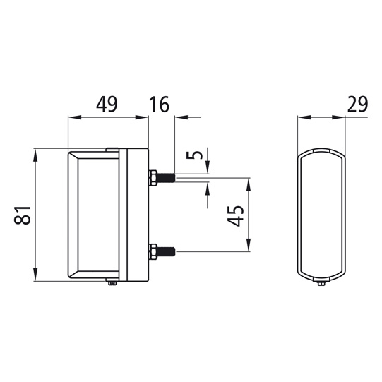 Asp&ouml;ck - Regpoint Small LED, Kennzeichenleuchte, 12 V, 0,8 Suer 127555356