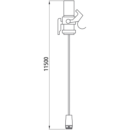 Asp&ouml;ck - Versorgungskabel mit 15-pol. Stecker/ADR, 11,50 m Suer 127555405
