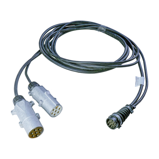 Versorgungskabel, 24 V,3,50 m, 2 x 7-pol. Stecker 58-6003-054 Suer