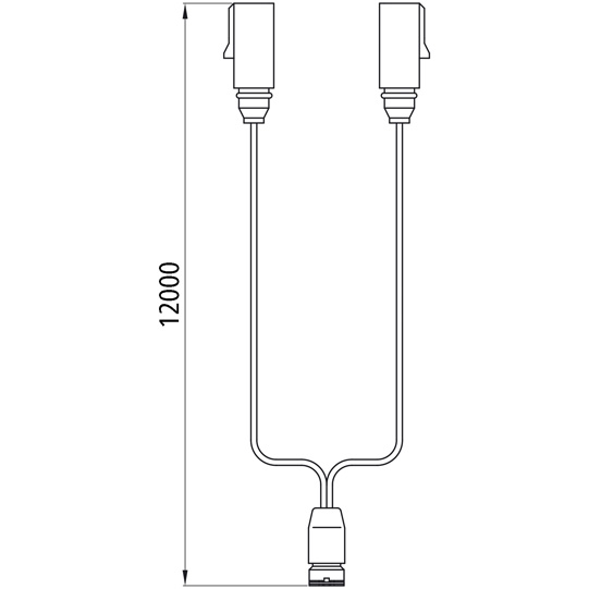 Asp&ouml;ck - Versorgungskabel, 2 x 7-pol.Stecker ASS LP 30, 120 Suer 127555409