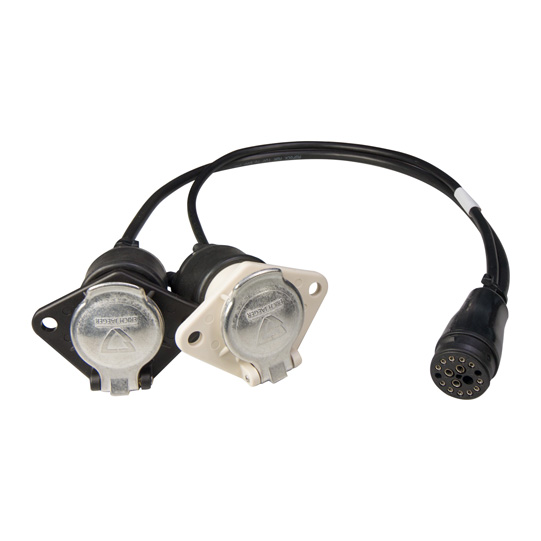 Asp&ouml;ck - Versorgungskabel, 2 x 7-pol.Steckdose ASS LP 20, 2 Suer 127555410