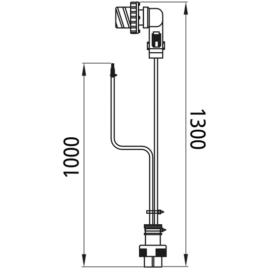 Asp&ouml;ck - Heckleuchtenzuleitung, rechts, 7-pol. ASS Stecker, Suer 127555448