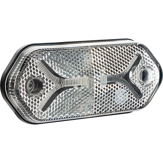 Asp&ouml;ck - Flatpoint IV LED, 12/24 V, wei&szlig;, 2-pol. Superseal Suer 127555598