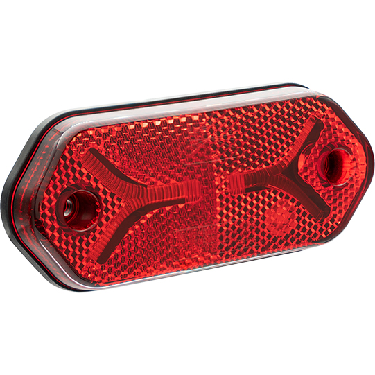 Asp&ouml;ck - Flatpoint IV LED, 12/24 V, rot, 2-pol. Bajonett Suer 127555604