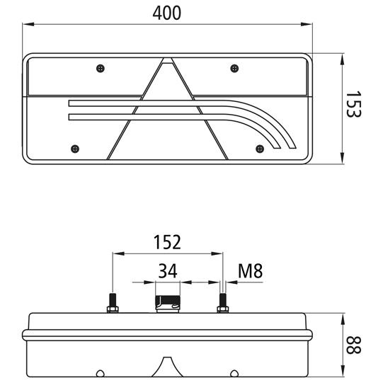 Asp&ouml;ck - Europoint III LED, 24 V, li, 7-pol. ASS, mit Blink Suer 127557095