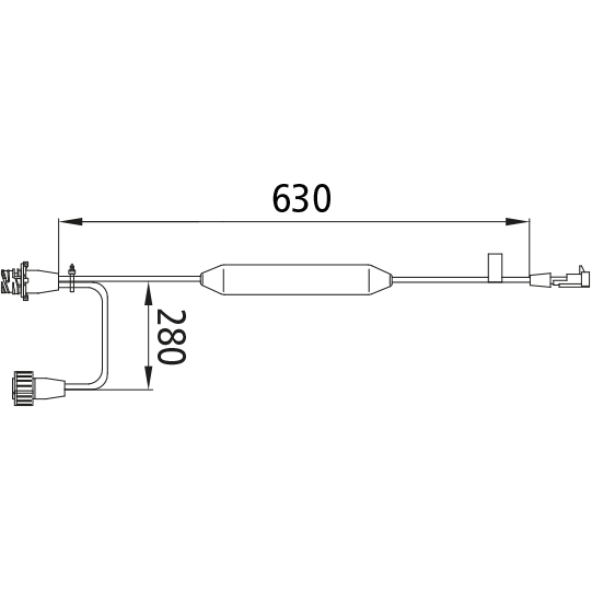 Asp&ouml;ck - SMCG Verbindungskabel AMP zur Blinkersteuerung, 24 Suer 127557101