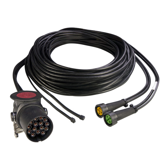 Asp&ouml;ck - Versorgungskabel,15-pol.Stecker, 2x 5-pol. Baj.811 Suer 127557151