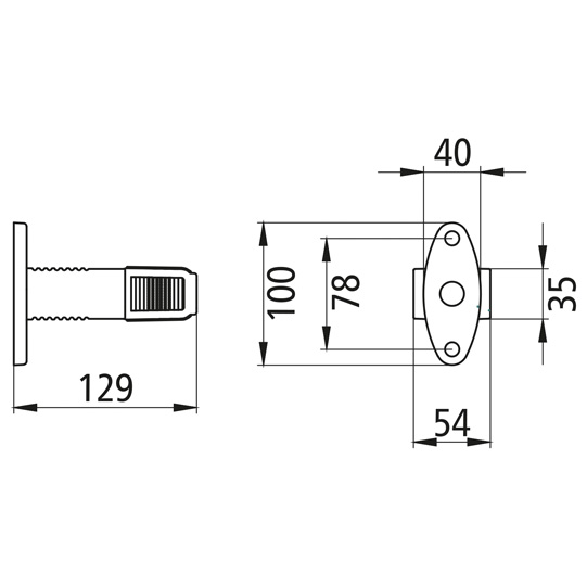 Aspöck - Superpoint IV LED, 12/24 V, re, gerade,rt/ws/ge, 1 Suer 127557154