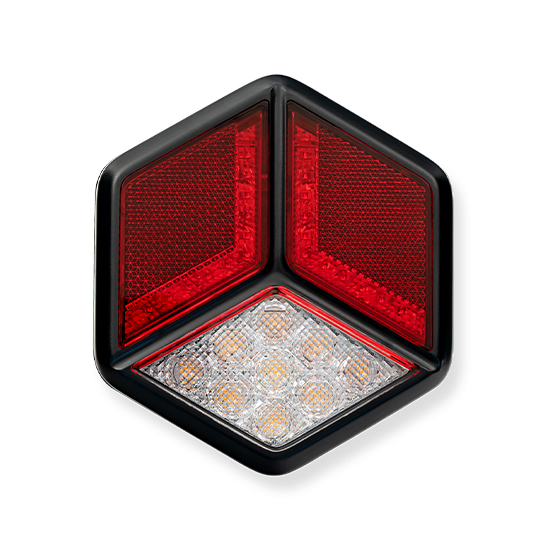 Asp&ouml;ck - MiniLED III, 3-Funkt.,12/24 V, li/re, 0,5 m, 5-pol Suer 127557209