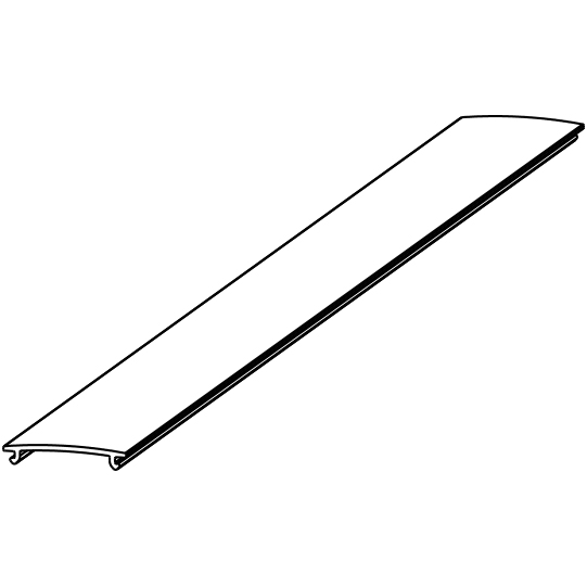 Asp&ouml;ck - Abdeckprofil f&uuml;r FlexLED Montageprofile, transpare Suer 127557266