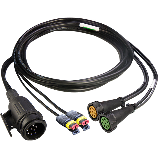 Asp&ouml;ck - Versorgungskabel, 13-pol. Stecker, 2x8-pol.Baj. 8m Suer 127557309