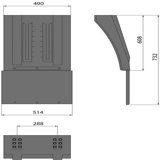 Sauermann - Vario-Kotfl&uuml;gel 4906 Spritzlappen 124 SG Suer 181378057