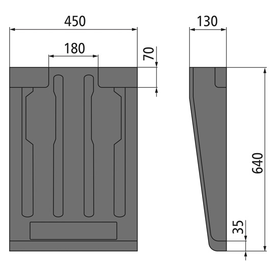 Sauermann - Trailerkotfl&uuml;gel kurz mit Tasche B450 &times; 640 SG Suer 181378075