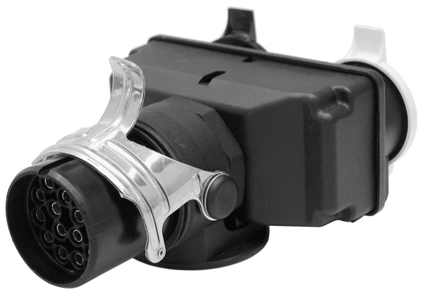 Kurzadapter, 24 V, 2 x 7-pol. Dose auf 15-pol. Stecker Suer 204551587