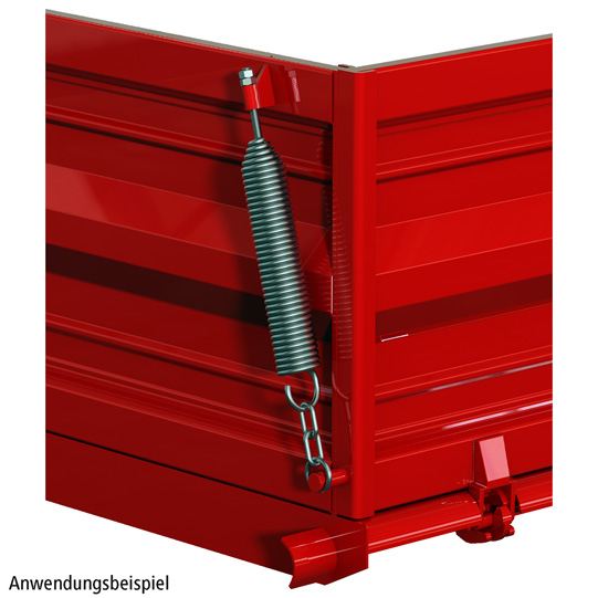 Spiralfeder 60 x 10 x 330 mm, ohne Zubeh&ouml;r f&uuml;r Bordwand Suer 215131695