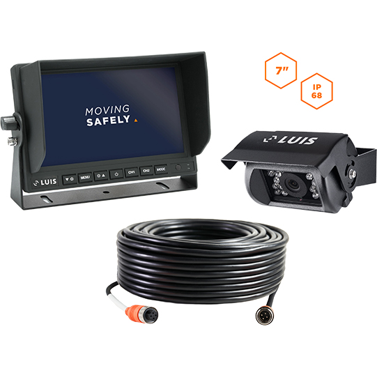 LUIS Kamerasystem 7Zoll Basic, schwarz, 4-PIN Anschluss, 500130 Suer 245559221