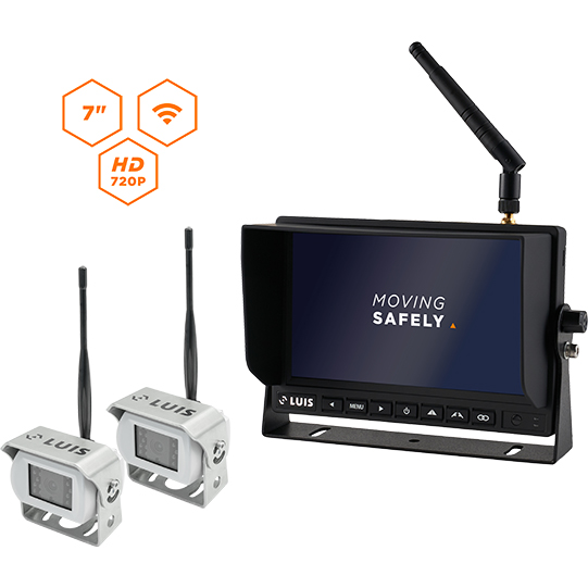 LUIS HD Digital-Funksystem 7Zoll Professional, mit 2 Suer 245559225